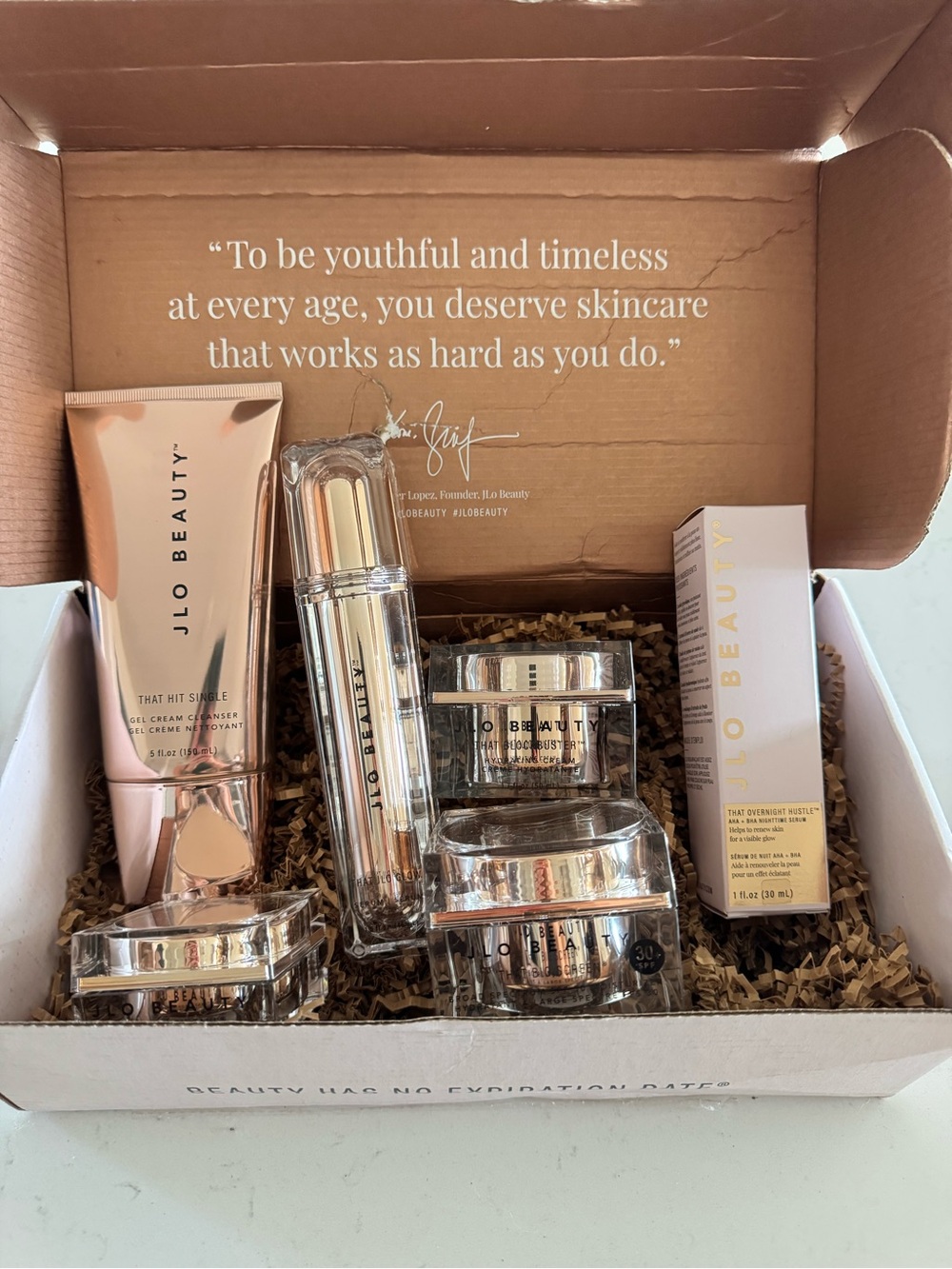 JLo Beauty Rose Gold Moisturizer Collection - Hydrating Women's Skincare Set